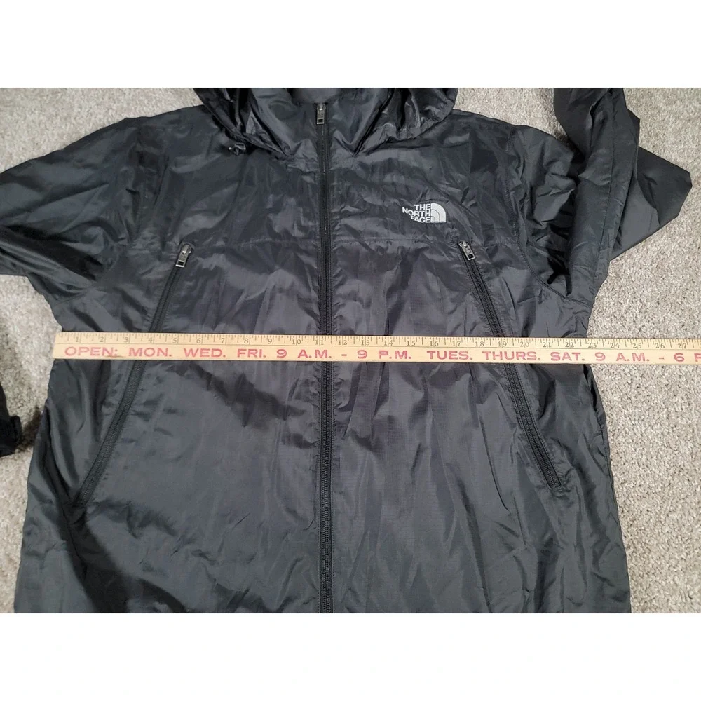 The North Face Jacket Size XL Black Mens Hooded Ski Full Zip Outdoors Trail Hike